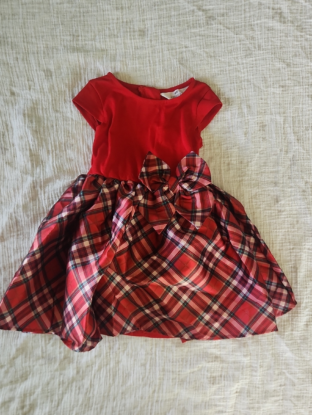 H&M Red Plaid Dress. Worn Once